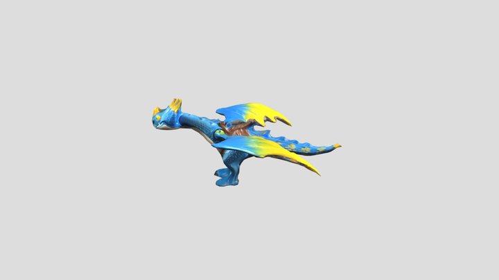 Funny storm fly 3D Model