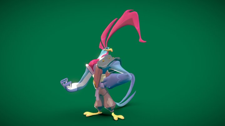 Birdwarrior - Jarno Collijs 3D Model