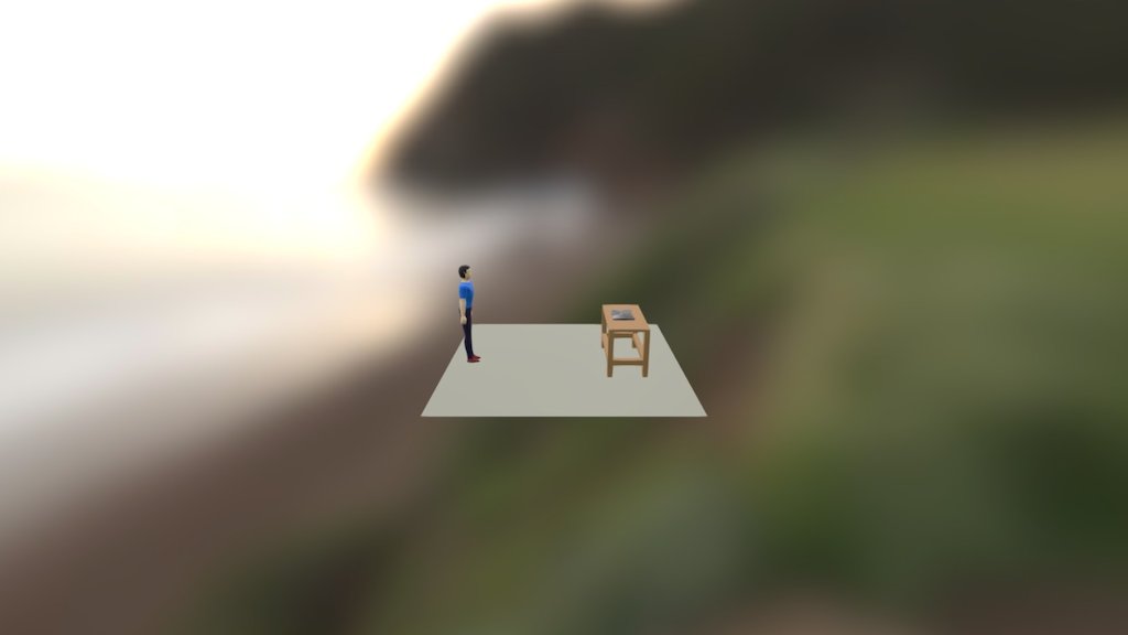 VISUALISASI CHARACTER MENGGUNAKAN LAPTOP