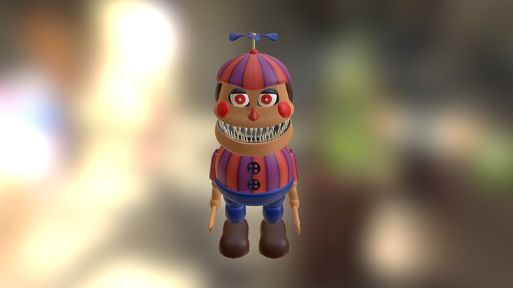 Nightmare Balloon Boy 3D Model
