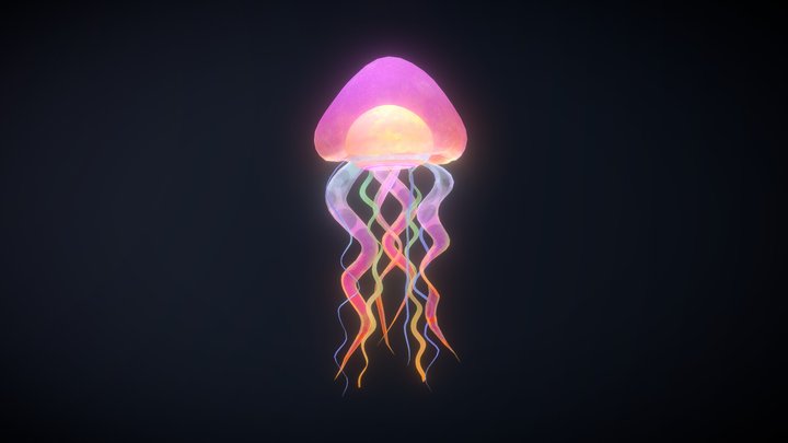 JellyFish_Animated 3D Model