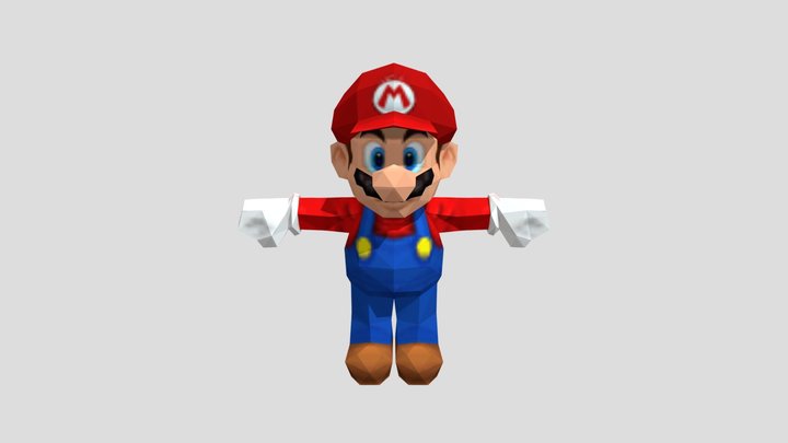 NSMB Mario NDS Rig – Free 3D Model STL