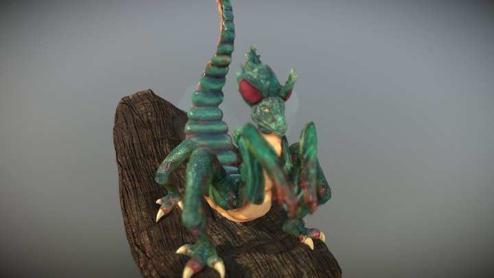 Killer Mantis - Rainforest creature 3D Model