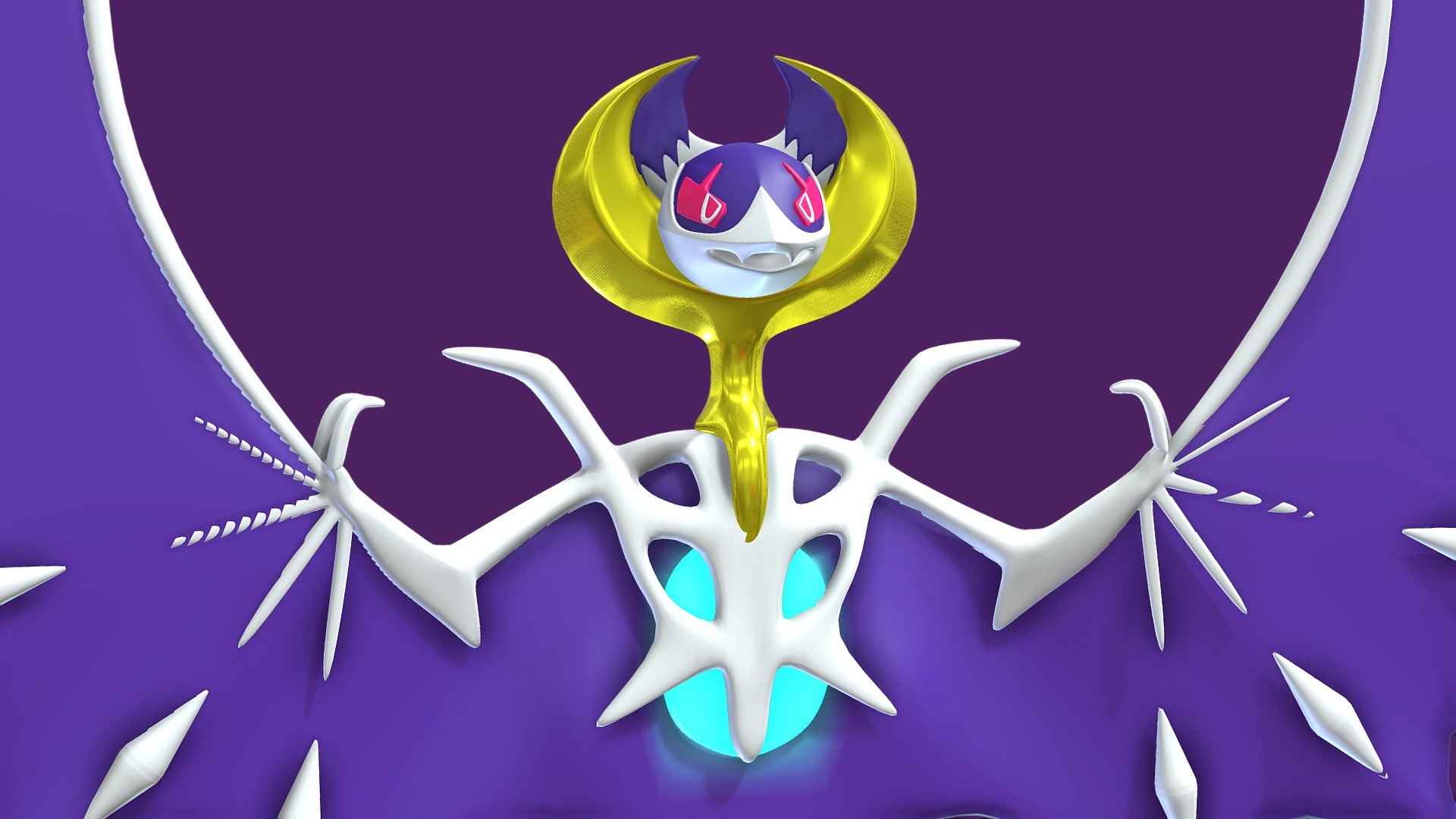 Lunala - 3D model by Rashky (@rashky) [15f397f]