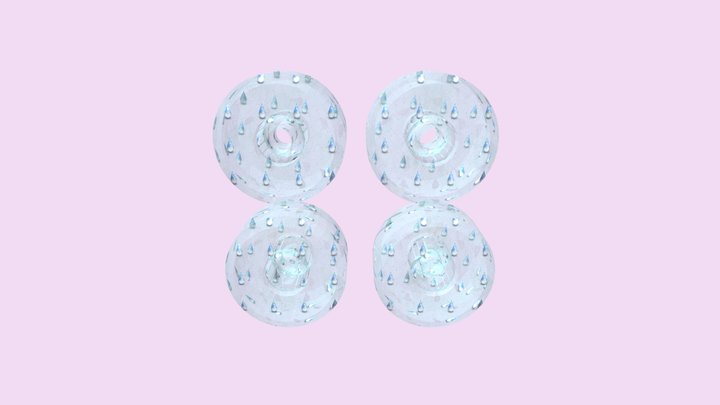Rollerskate-wheels 3D Model