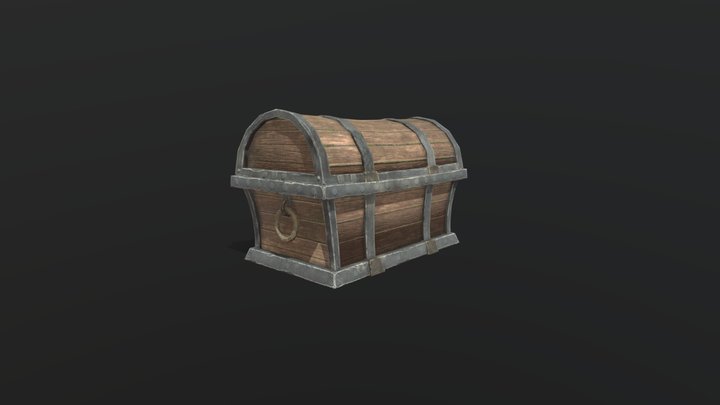 Treasure Chest 3D Model
