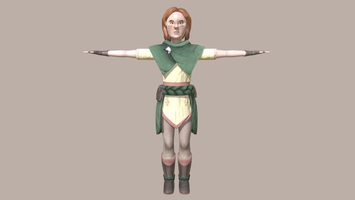 Meg 3D Model