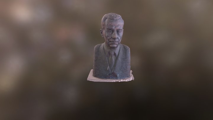 Ivo Andric Bust 3D Model