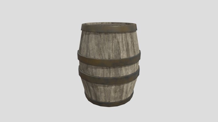 Barrel 3D Model