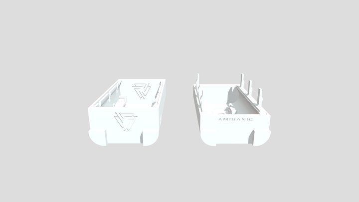 Raspberry Pi 4 + Raspberry Pi Camera case 3D Model