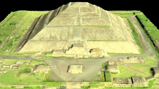 Pirámide del Sol 3D Model