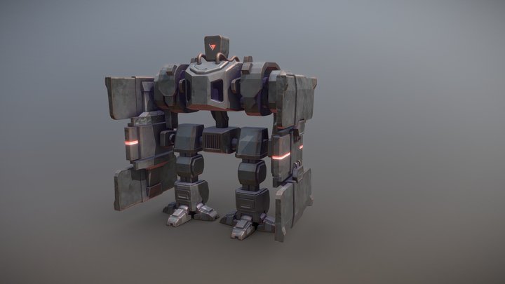 Stylized Robot 3D Model