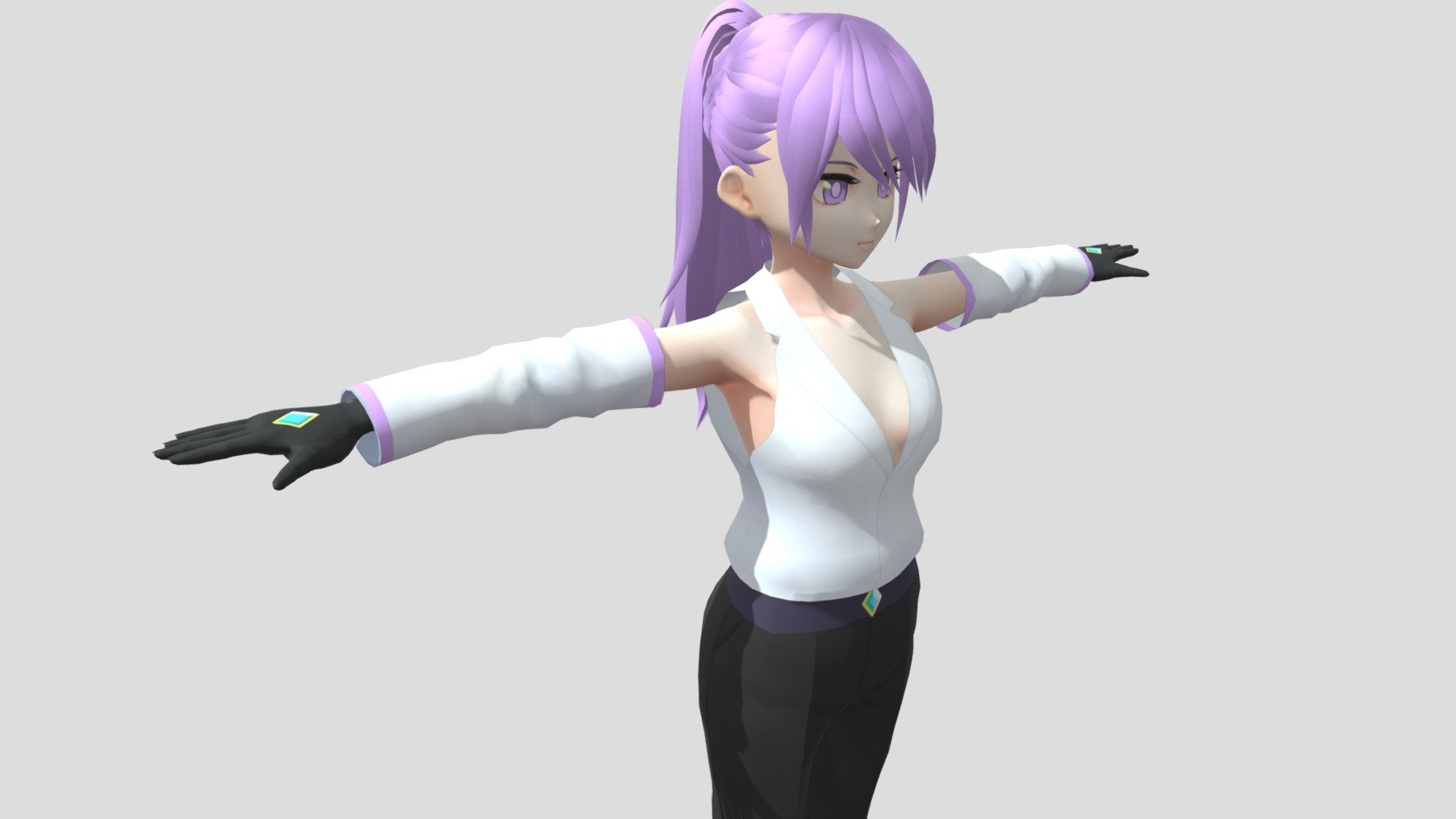 【anime Character Alex94i60】aisha Buy Royalty Free 3d Model By 3d