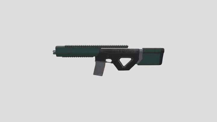 WIP Rifle design 3D Model