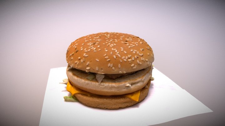 Big Mac - McDonalds (HQ) 3D Model