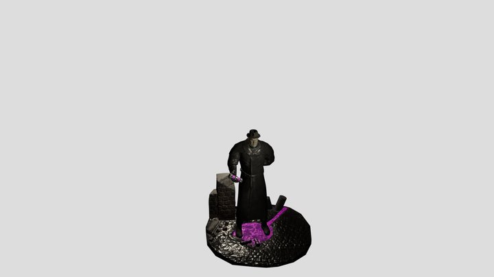 Mr. X 3D Model