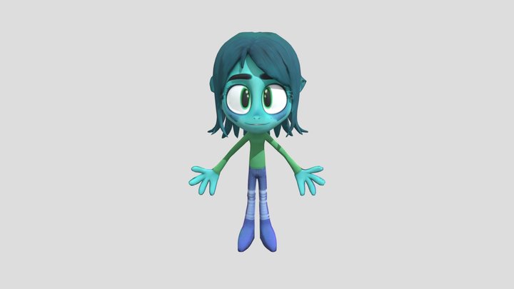 Ruby Gillman Teenage Kraken 3D Model