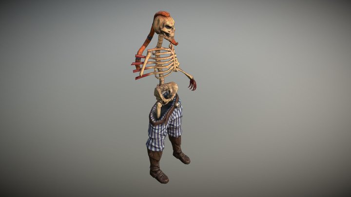 Skeleton Low 3D Model