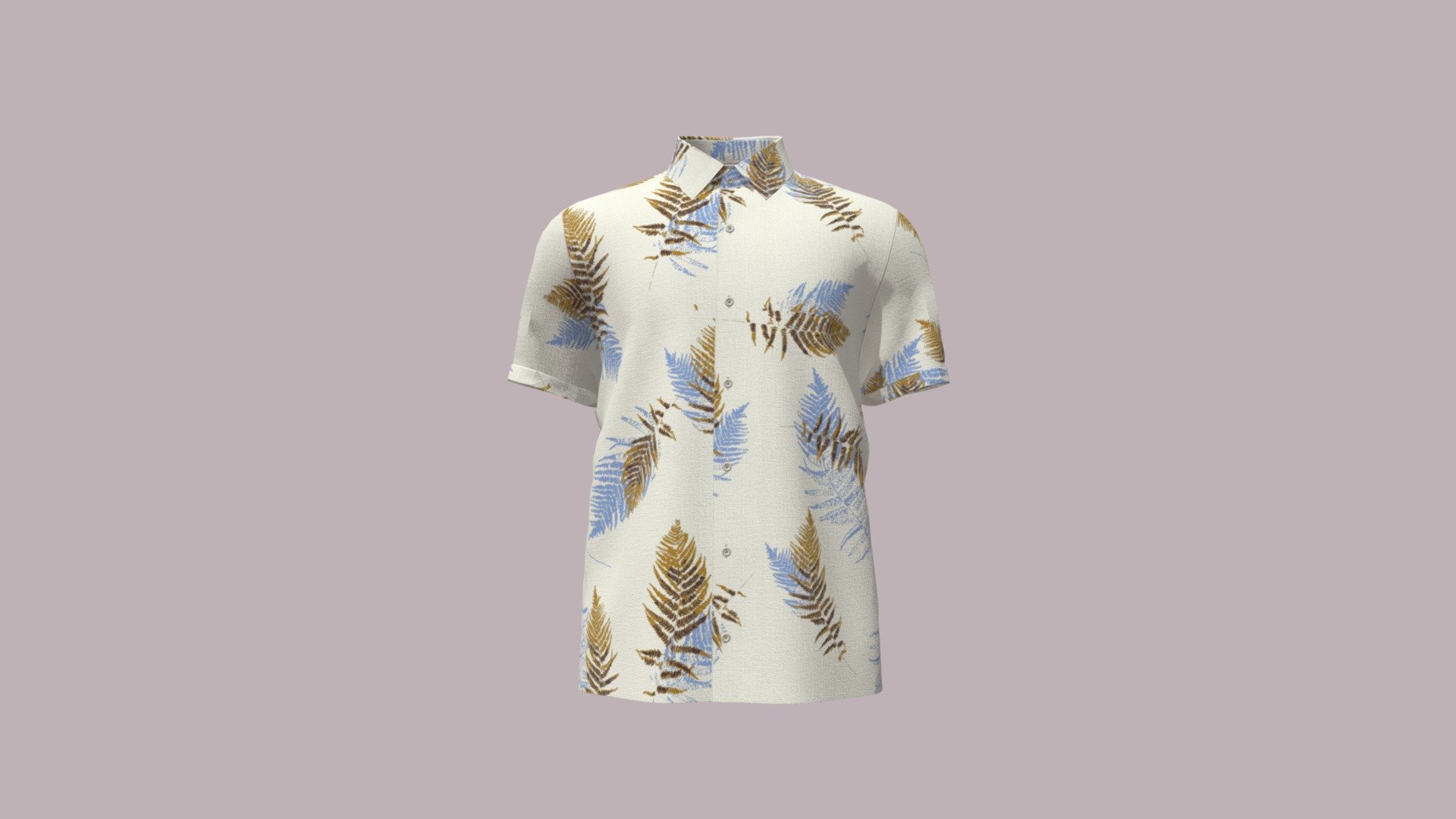 Mens Printed Short Sleeve Shirt - 3D model by featuringbyoi [7daf9c3 ...
