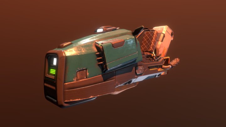 Cyber Bike 3D Model
