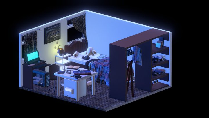 Arquitectura Interiores 3D Model