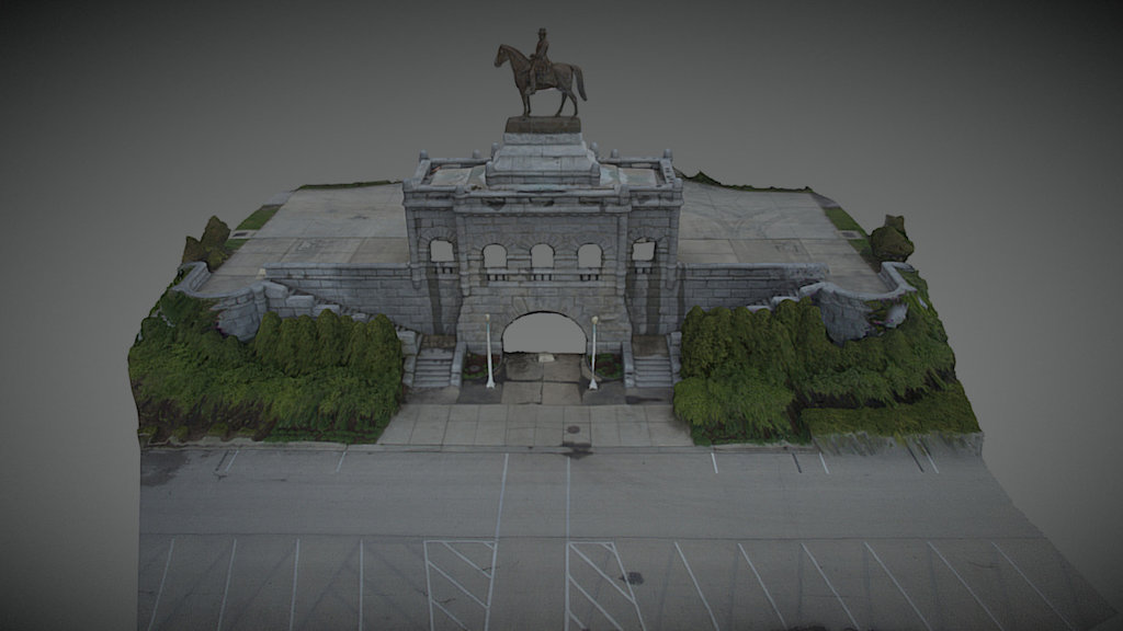 Ulysses S. Grant Memorial,  Chicago, IL — Sketchfab embed 3D viewer