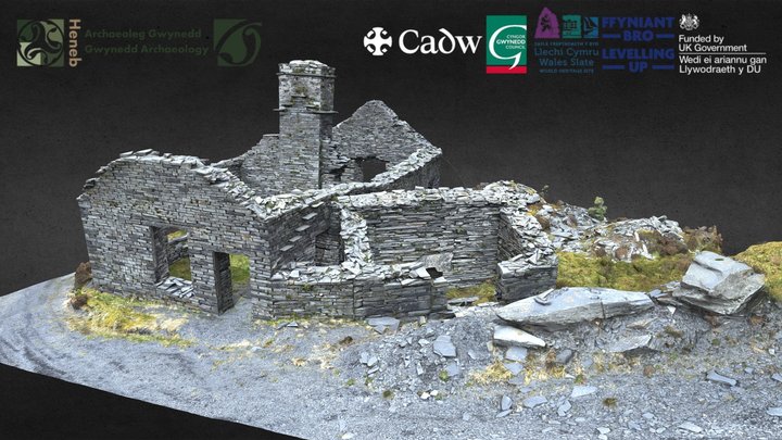 Diffwys Quarry Floor 6 Office Building 3D Model