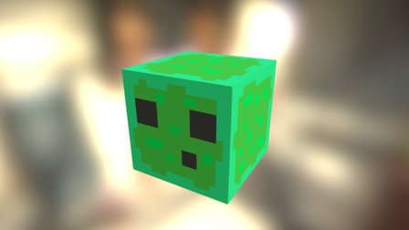 Minecraft FanArt: The Slime 3D Model