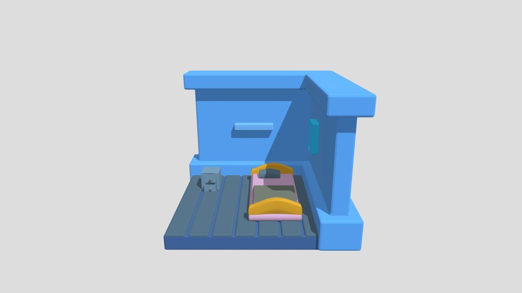 Low Poly House – Game Ready 3D Model