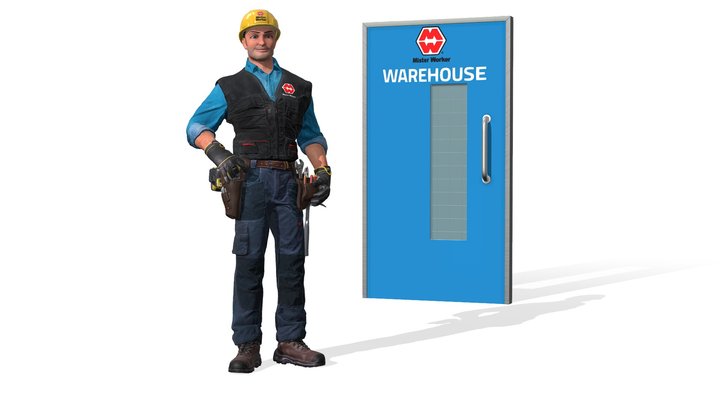 MisterWorker_clips - LOW RES - copy 3D Model