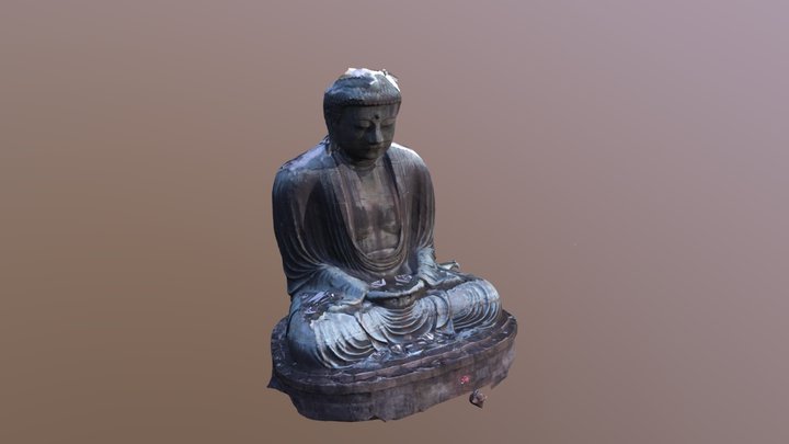 The Great Buddha of Kamakura（鎌倉大仏） 3D Model