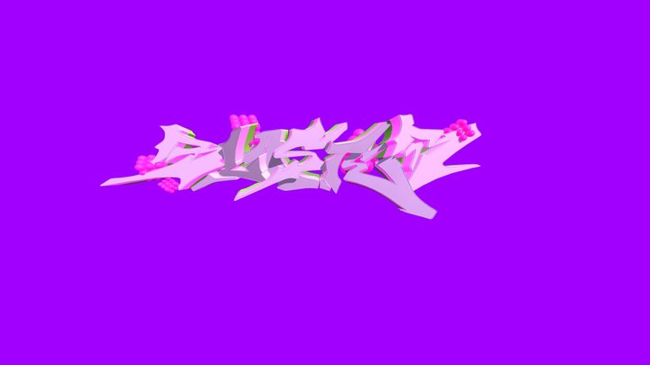 Graffiti V1 01 3D Model