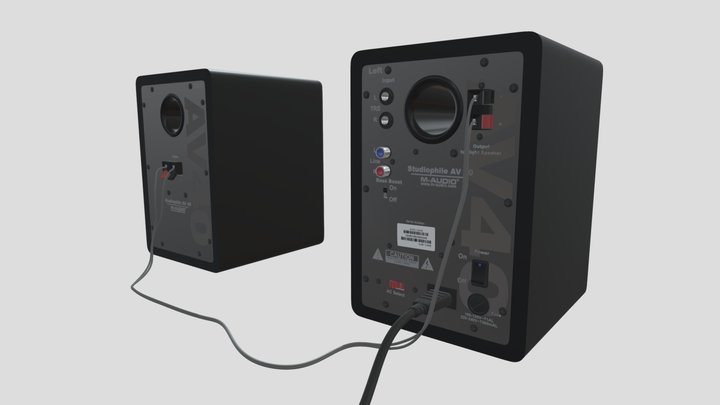 Speakers 3D Model