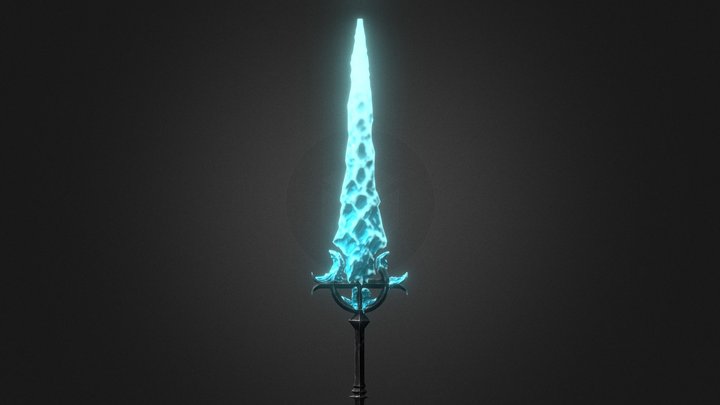 Ice sword 3D Model