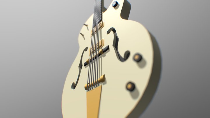 Hollowbody Guitar – Modèle 3D gratuit STL