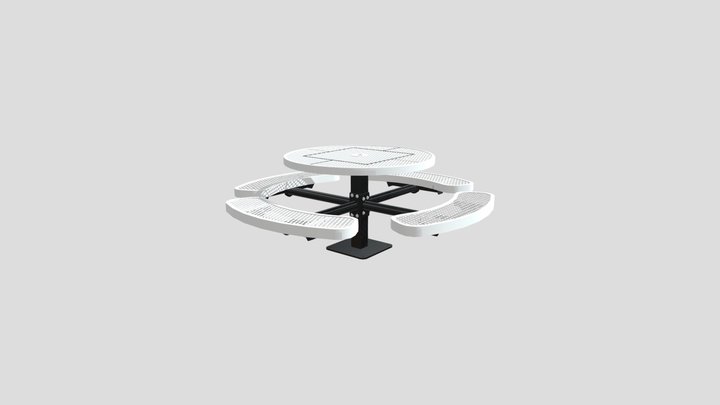 UltraLeisure® Round Pedestal Table 3D Model