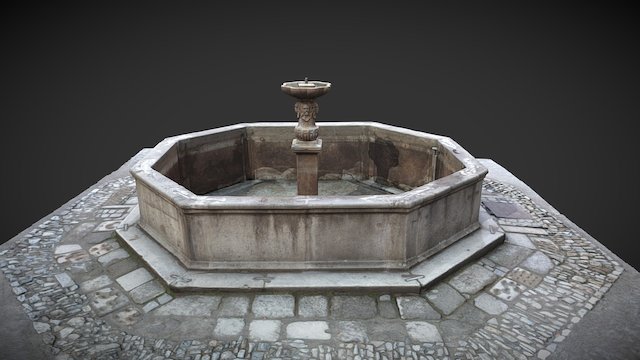 Fountain 02 3D Model