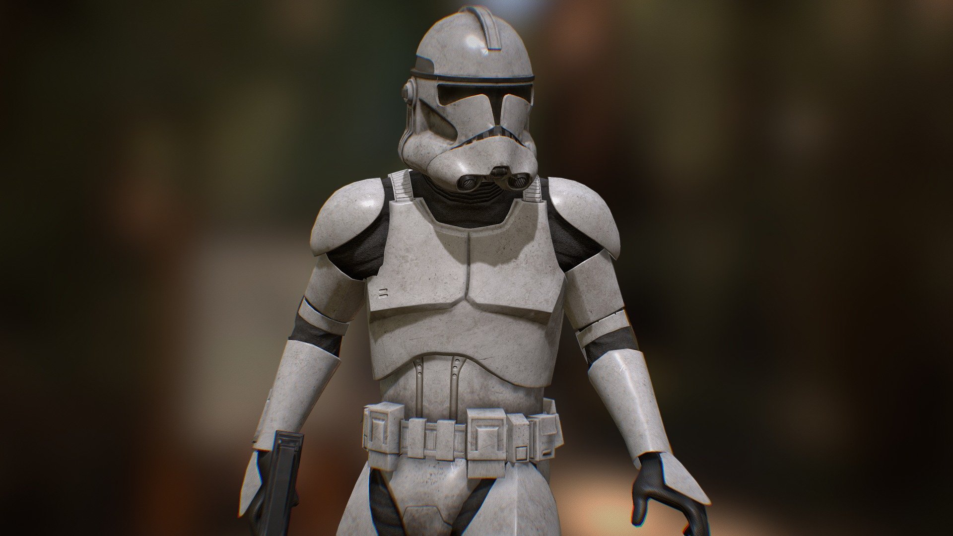 blender clone trooper model