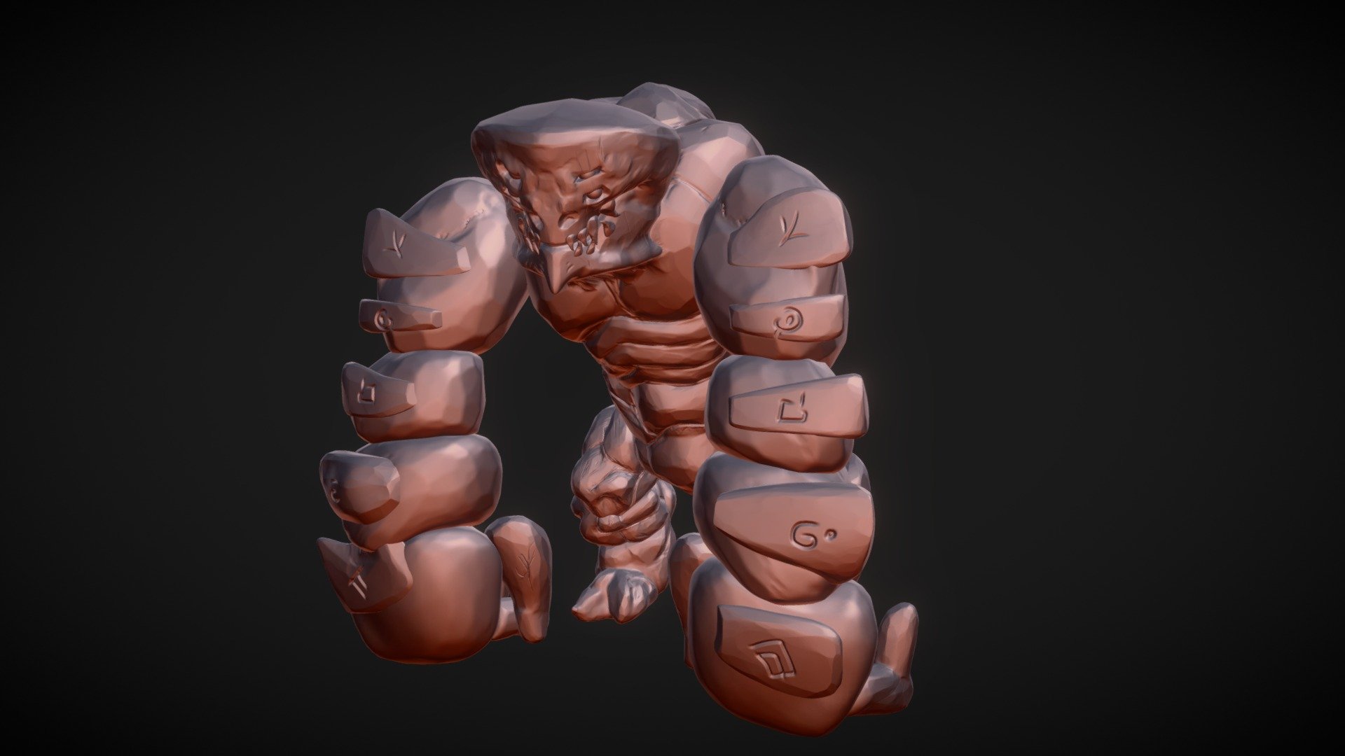Day 05 Golem #SculptJanuary18