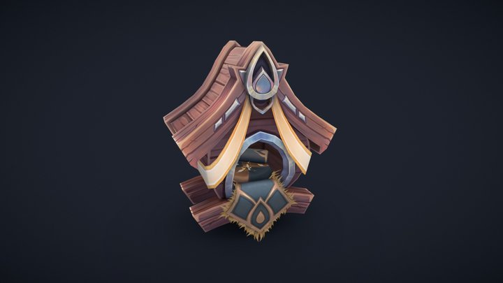 Kyrian Steward's Bird House [WoW Fanart] 3D Model