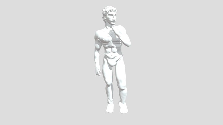David Statue 3D Model