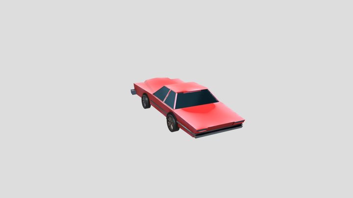 Basic stylised  Car 3D Model