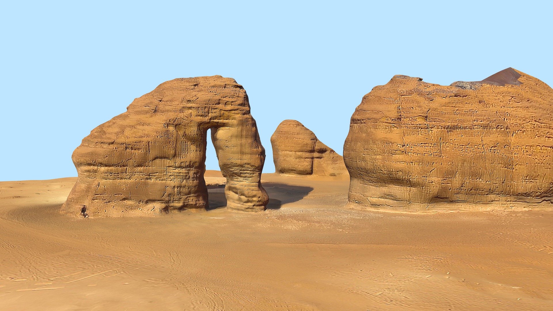 Elephant Rock Mountain, Saudi Arabia - Buy Royalty Free 3D model by ...
