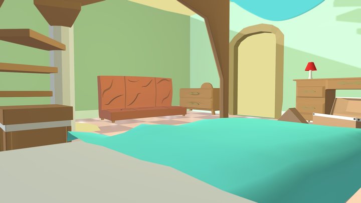 Star Vs Evil Forces Room 3D Model