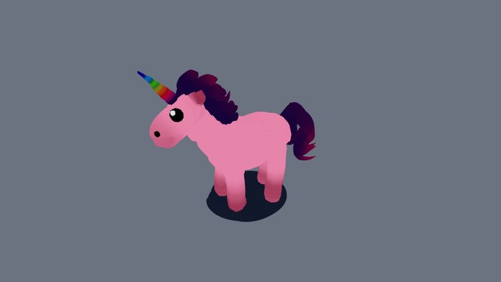 Unicorn Quill VR 3D Model