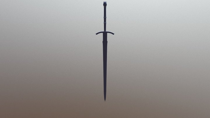 Witchking Sword 3D Model