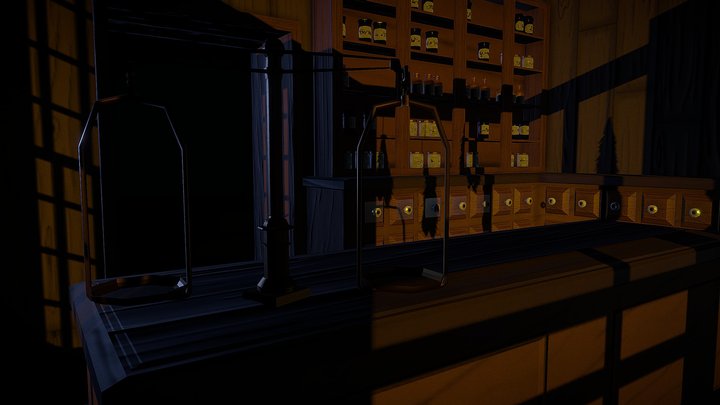Apothecary 3D Model