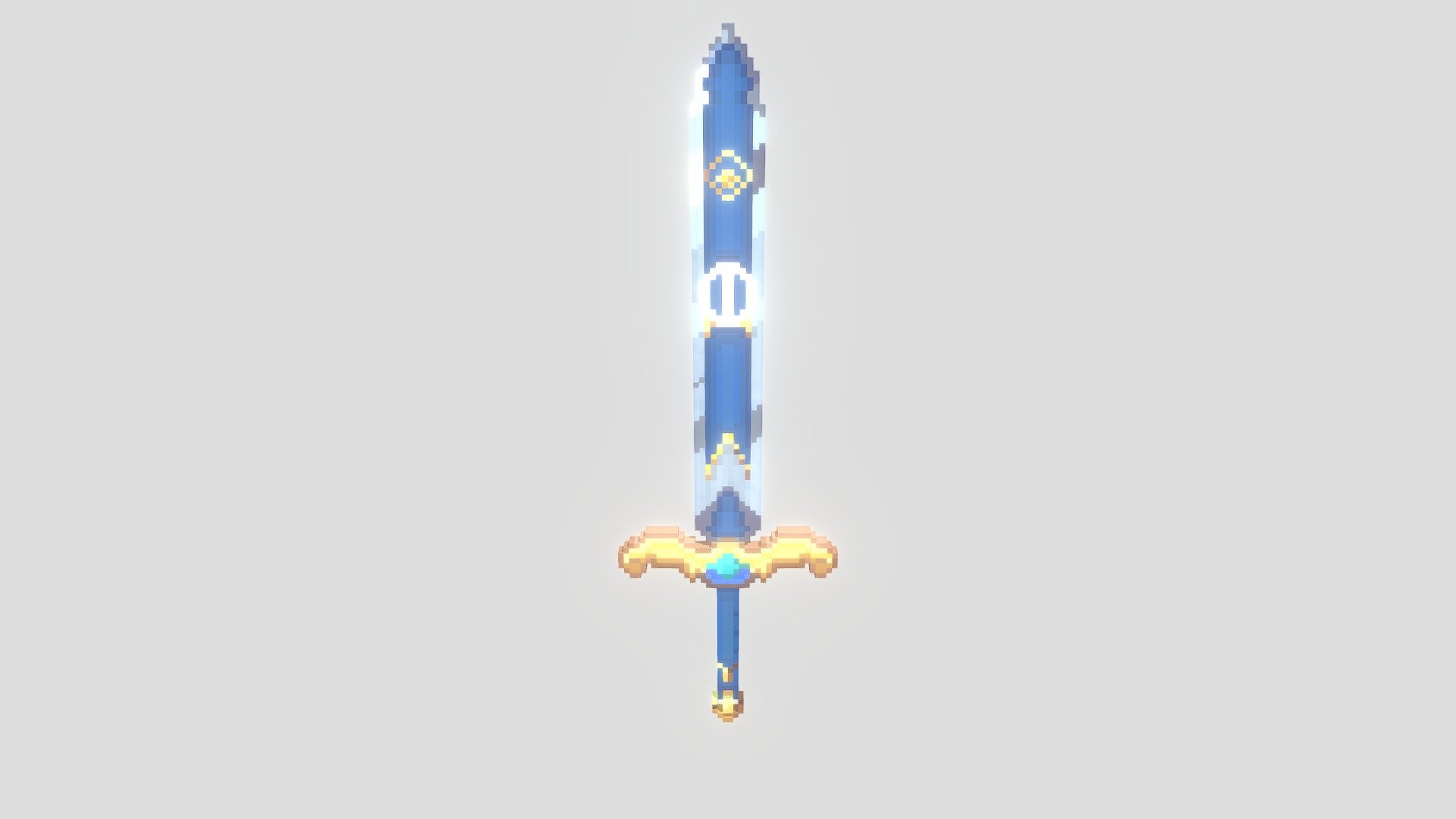 3DModel + Battle Knight Sword  MythicCraft Minecraft Marketplace