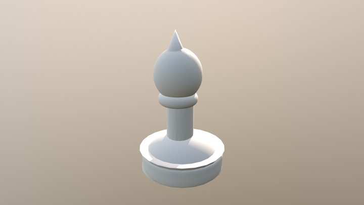 CHESS COIN- BISHOP 3D Model