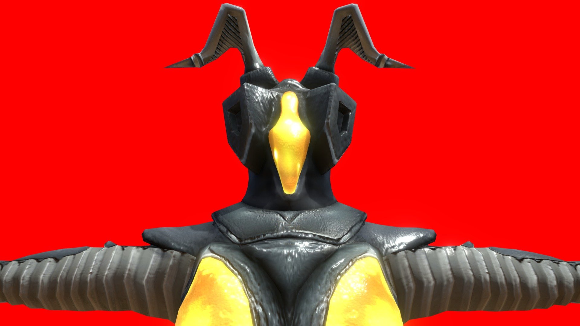 ZETTON (Ultraman) RIGGED - Download Free 3D model by RED COMET 0079 ...